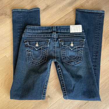 Vintage True Religion Becky Crystal Pave Jeans