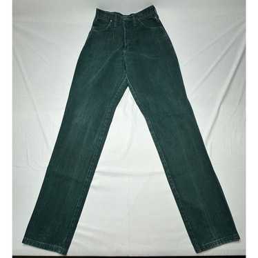 VTG Wrangler 16MWZRG Women's Green High Rise Taper