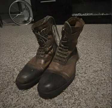 靴 ALFRED BANNISTER crush design boots 41 ALFRED BANNISTER crush design boots 41（Our New Teal Blue