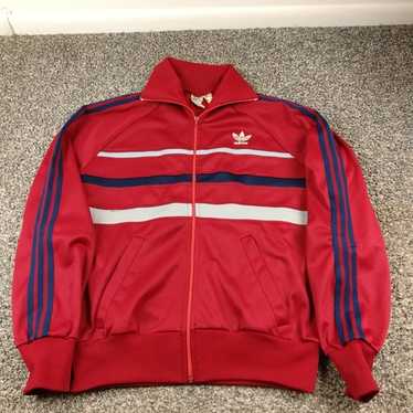 【希少】70s80sアディダスventexジップアップジャケットビンテージ Rare Vintage Adidas Ventex 80s 70s Track Jacket Navy Blue