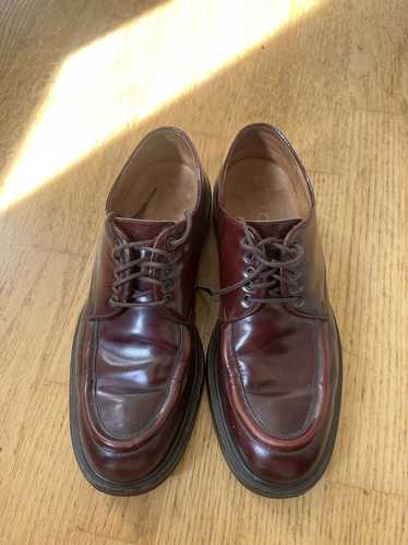 vintage GUCCI leather shoes レアカラー GUCCI SNEAKERS FLASHTREK METALLIC LEATHER SHOES w SEGA LOGO