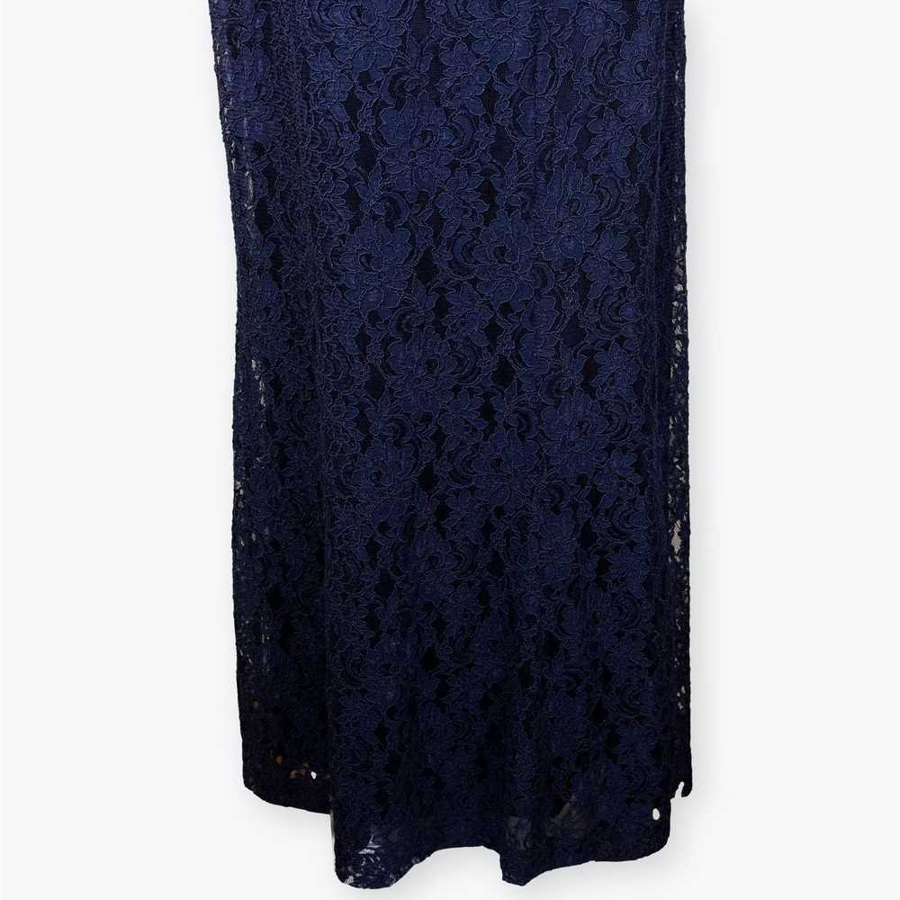 Lauren By Ralph Lauren LRL Evening Navy Blue Lace… - image 7