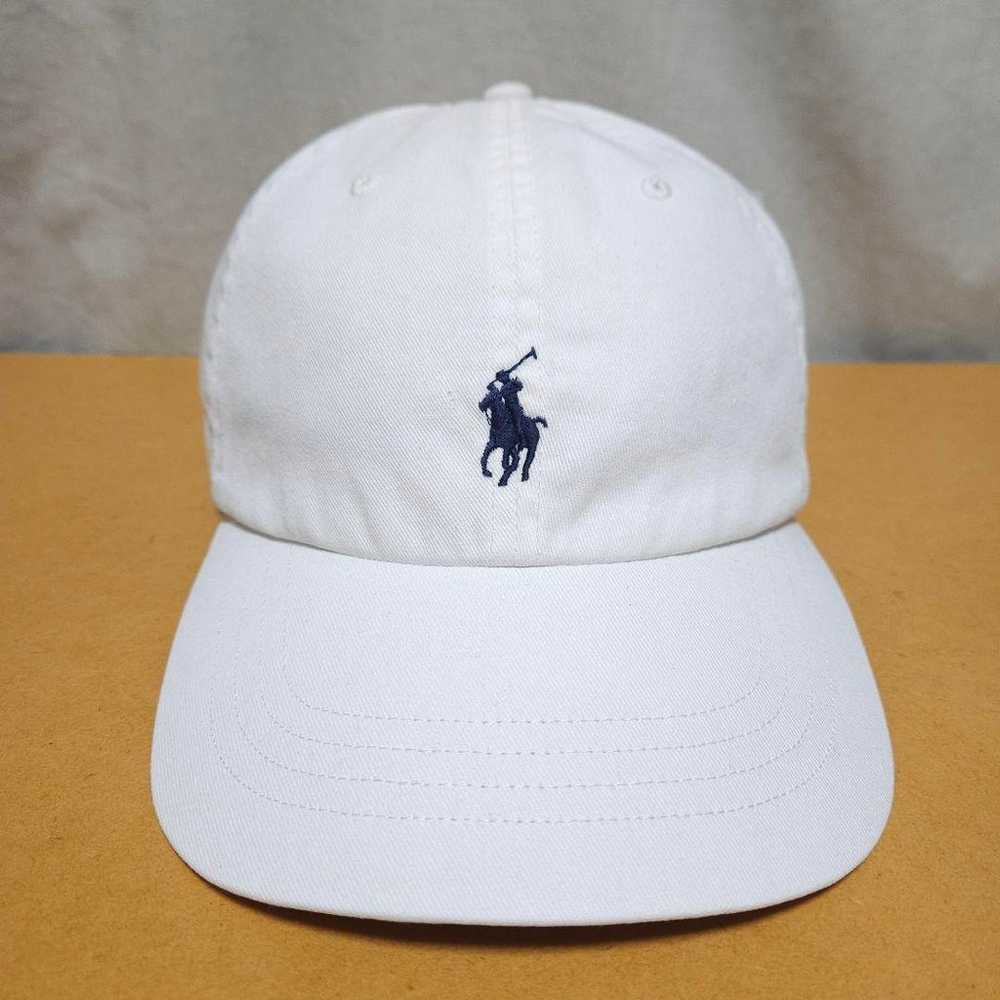 POLO Cap White Polo Ralph Lauren Pony Vintage - image 2