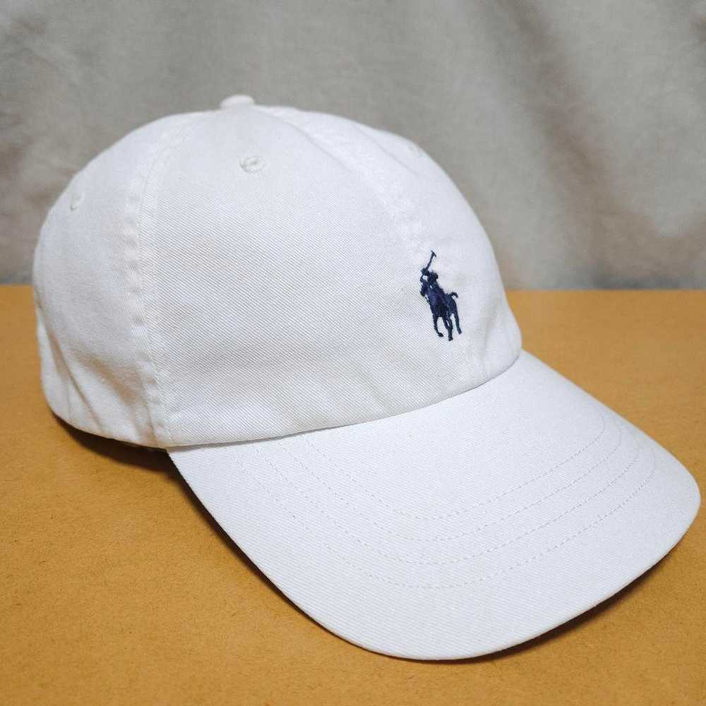 POLO Cap White Polo Ralph Lauren Pony Vintage - image 3