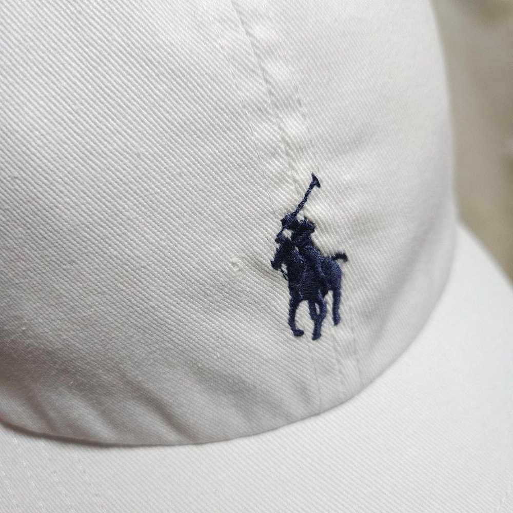POLO Cap White Polo Ralph Lauren Pony Vintage - image 4