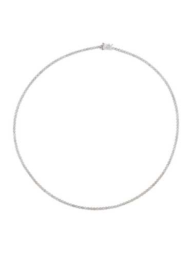 Necklace Rhodium-Plated 18K White Gold & 18K Whit… - image 1
