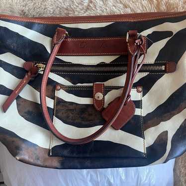 Dooney and Bourke zebra print purse