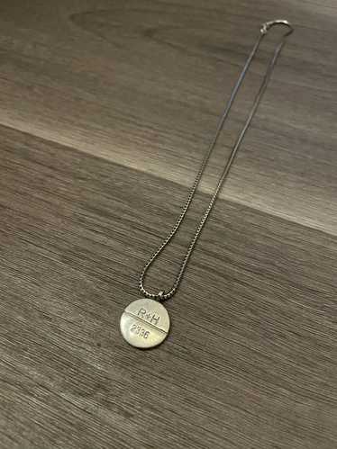 Rhude RH stainless steel necklace