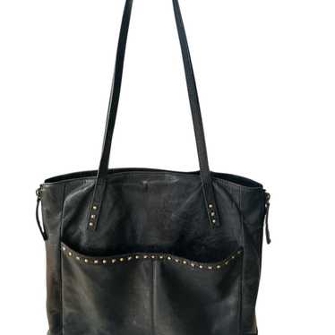 HOBO black leather large shoulder tote purse