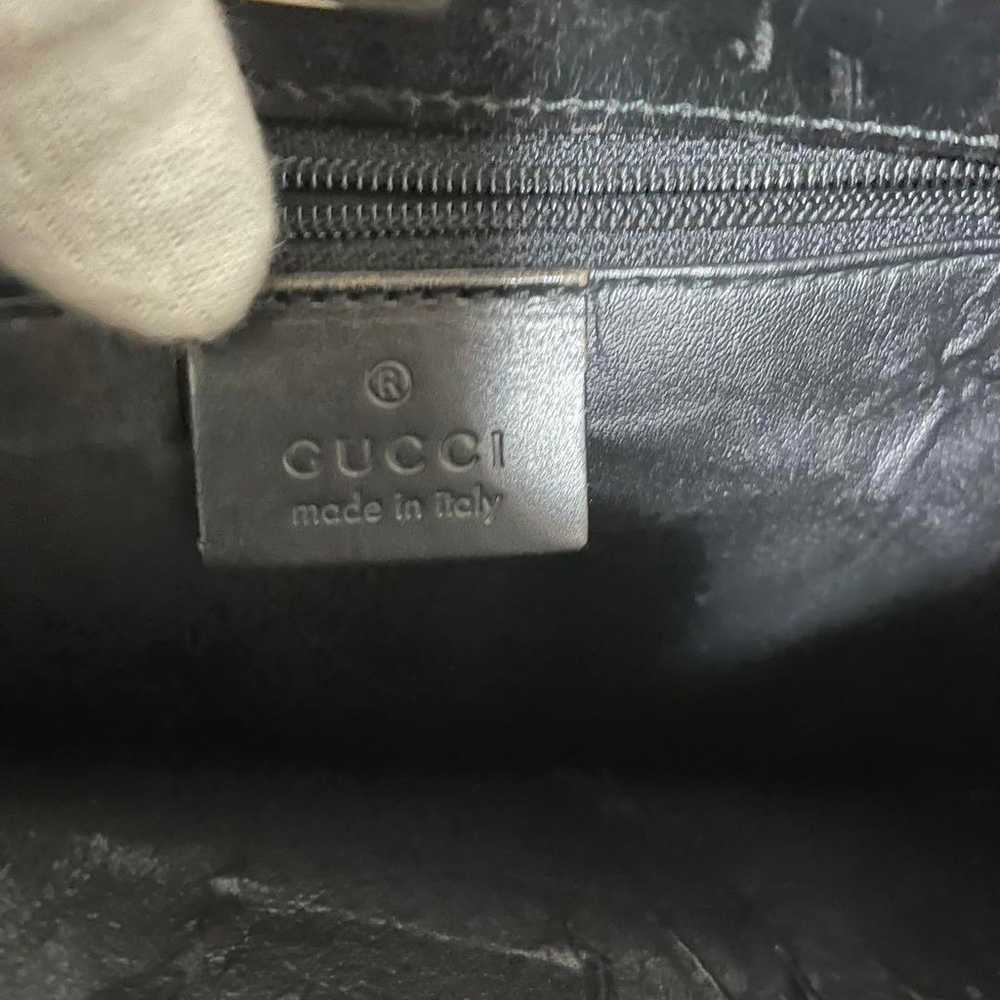 Gucci Black Suede Shoulder Bag - image 5