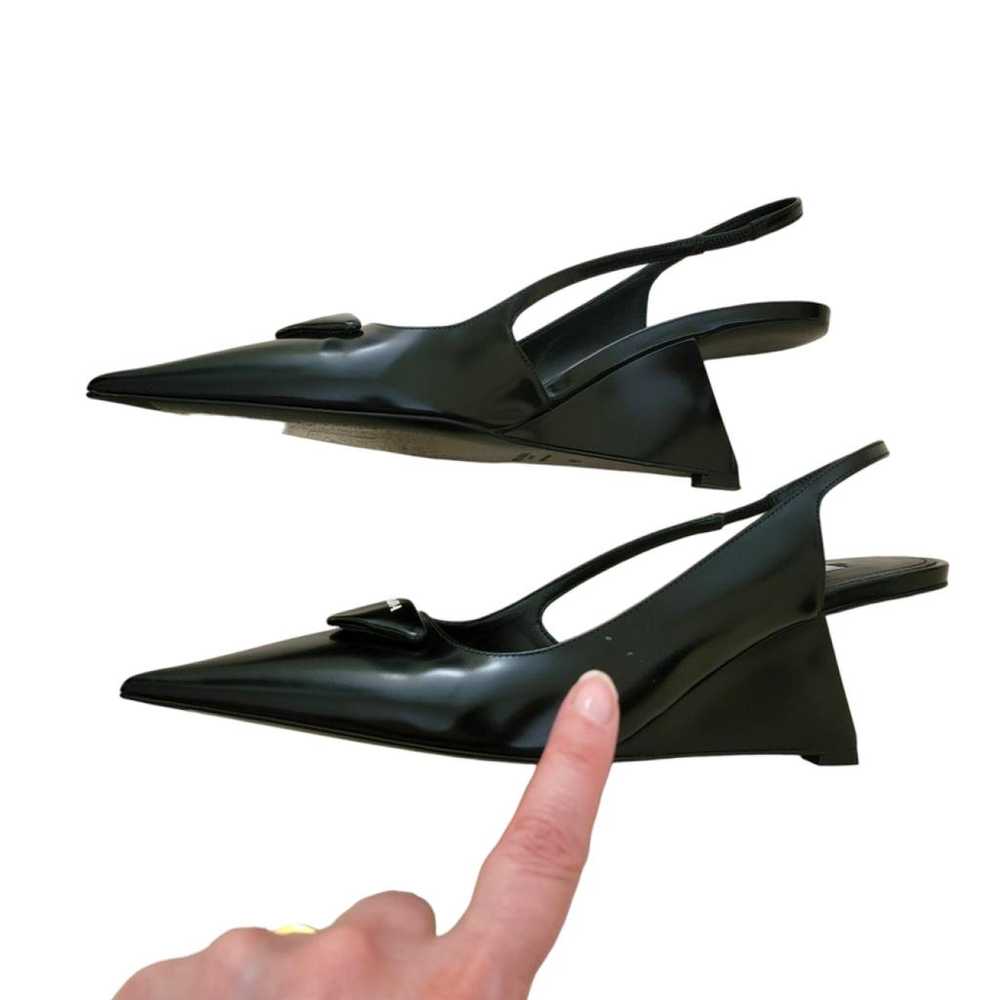 Prada Leather heels - image 3