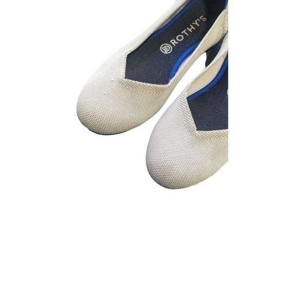 Rothys Grey Birdseye Classic Ballet Round Toe Sho… - image 2