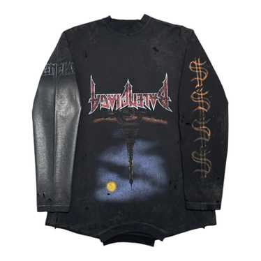 Balenciaga Paris Moon Upside Down T-Shirt Oversized 'Black