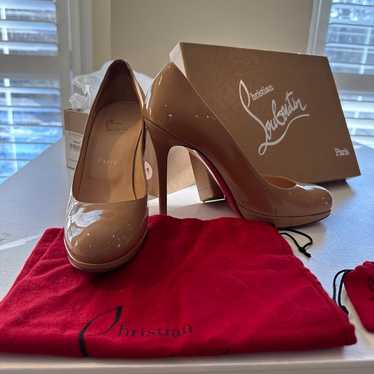 Christian Louboutin New Simple 120 Patent Calf Pum