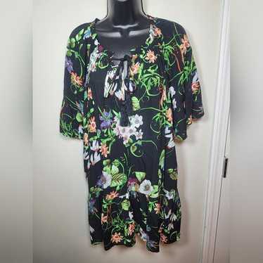 Umgee Floral Boho Lightweight Dress sz S R7079