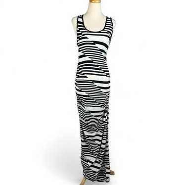 Bebe Maxi Dress Womens Medium Stripe  Racerback B… - image 1