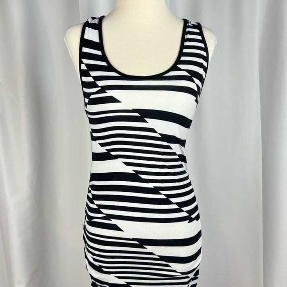 Bebe Maxi Dress Womens Medium Stripe  Racerback B… - image 2