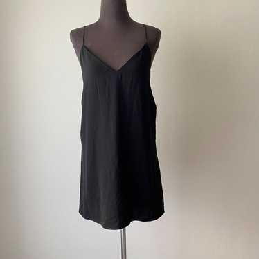 Tobi sz M black spaghetti strap summer shift dress