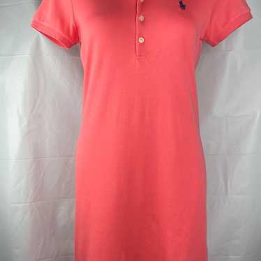 Polo Ralph Lauren Polo Shirt Dress Pony 100% Cotto