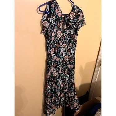 Zara floral midi dress M