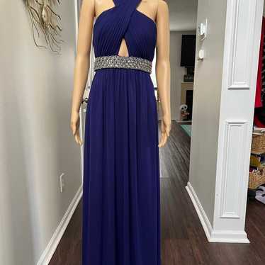 Beautiful blue mermaid flawy prom dress size 10