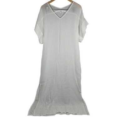 Aritzia Babaton Jessie Sheer Overlay V Neck Dress 