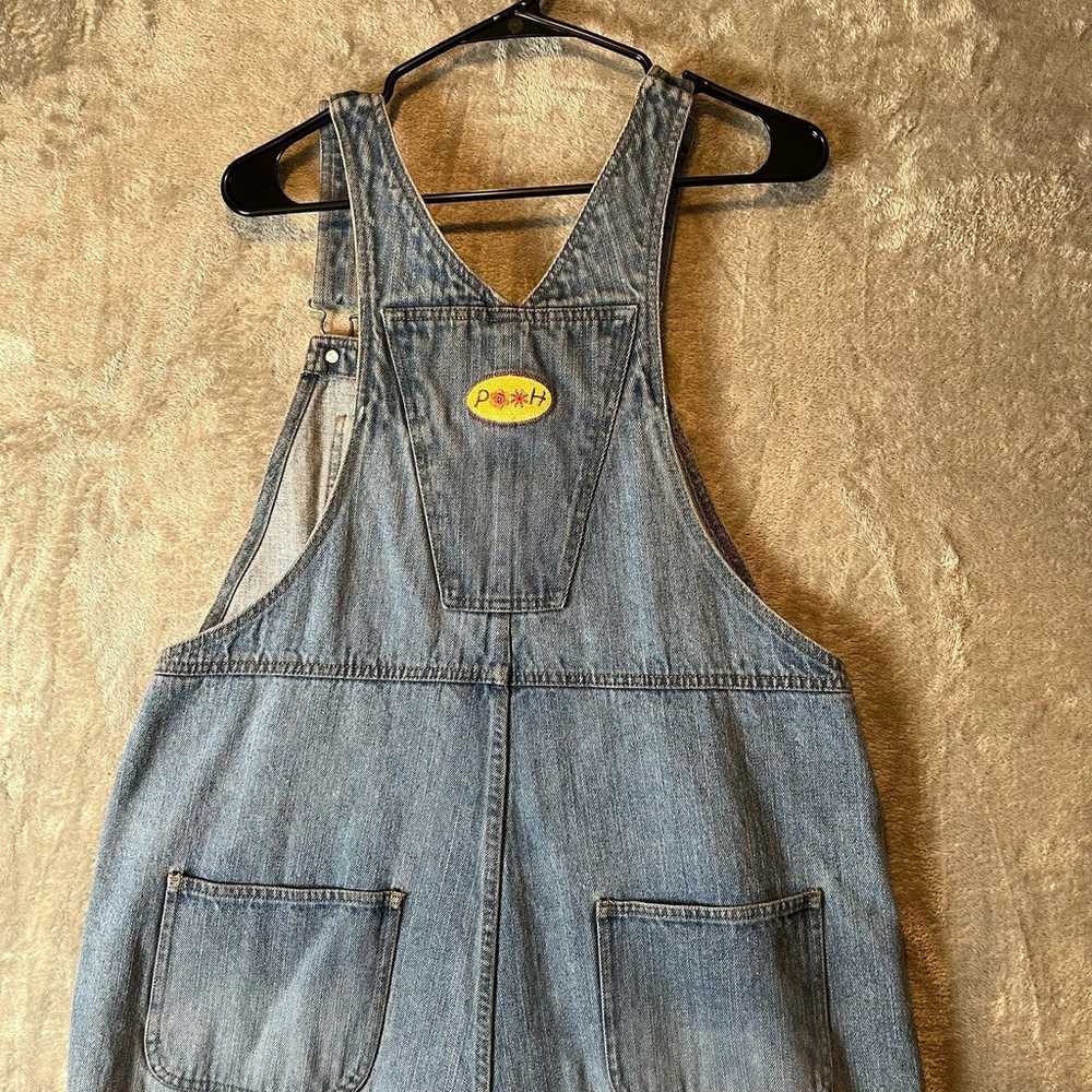 Vintage 1990's Disney Winnie the Pooh Denim Wide … - image 5