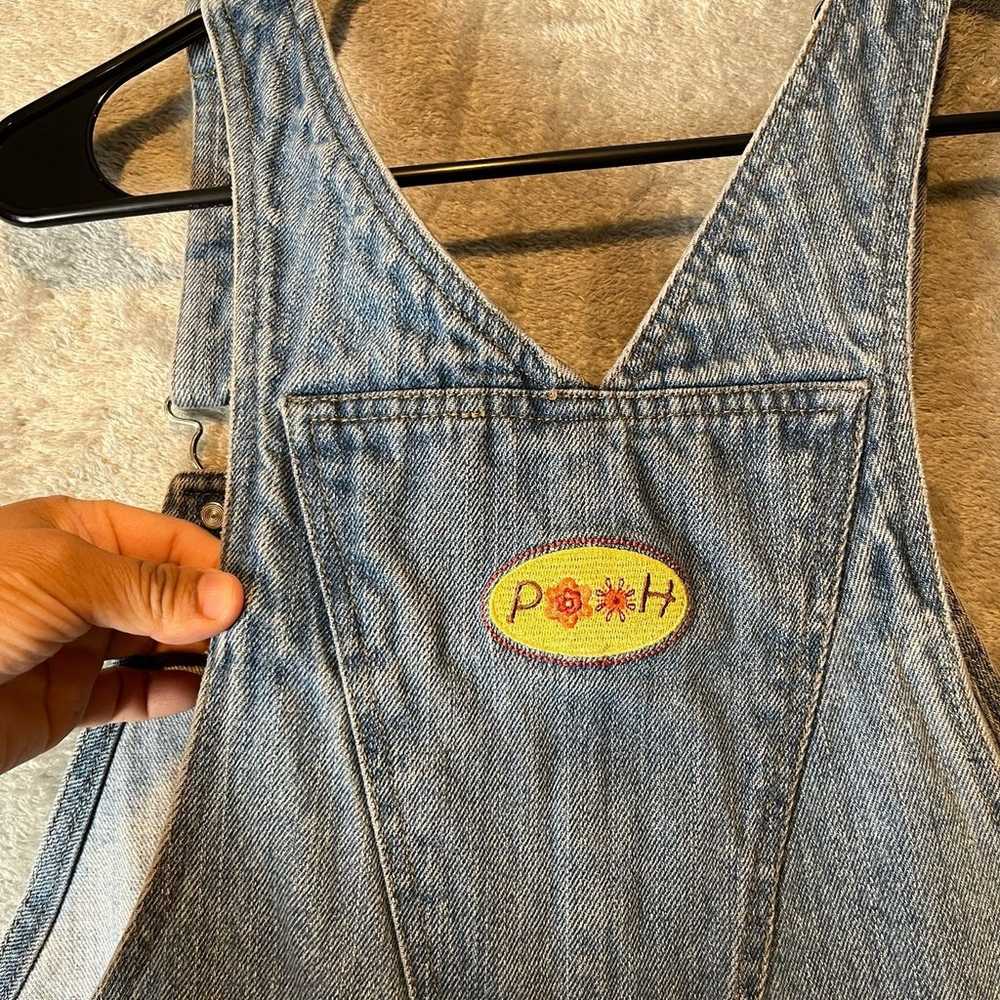 Vintage 1990's Disney Winnie the Pooh Denim Wide … - image 6