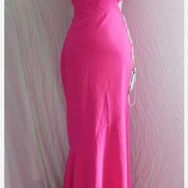 Prom dress hot pink off the shoulder