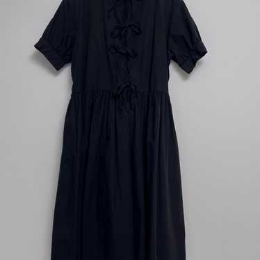 tricot Comme des Garçons Black Shirt Dress