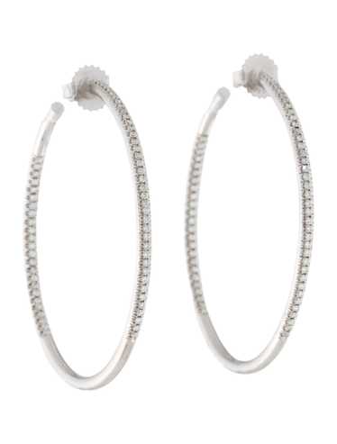 Earrings Rhodium-Plated 18K White Gold - image 1