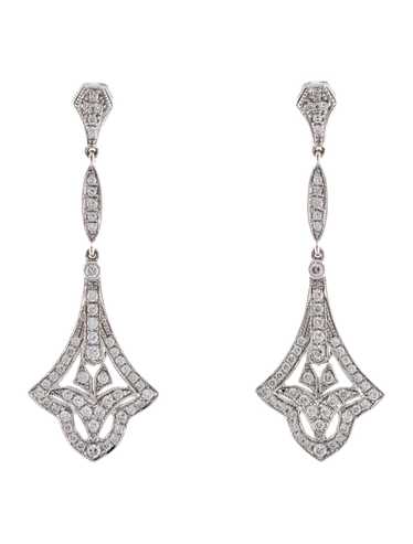 Earrings Rhodium-Plated 18K White Gold - image 1