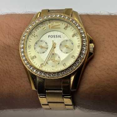 Vintage Gold Fossil Watch