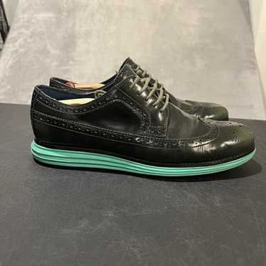 ★新品★COLE HAAN LUNARGRAND LONG.WING Men's 2.ZERØGRAND Stitchlite™ Wingtip Oxfords in Black