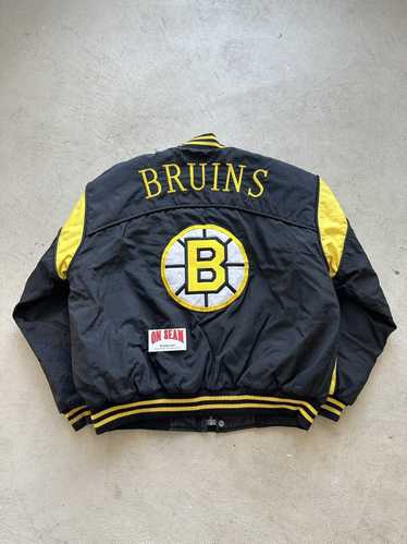 Bruins Starter Vintage Bear Half-Zip Jacket