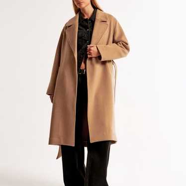 Abercrombie Wool Blend Belted Coat