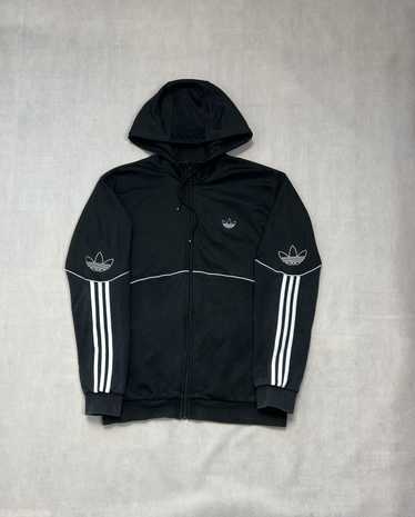 Adidas Hoodie Adidas Outline 3x Logo Black