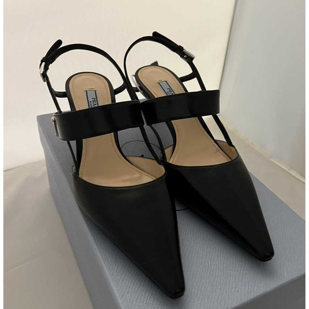 Prada Leather heels - image 3