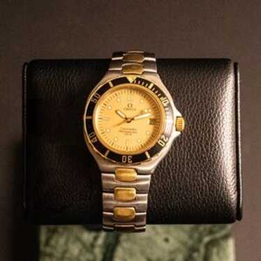 正規OMEGA Seamaster Professional 200M GOLD Omega Seamaster Professional 200m Pre Bond Full Size Quartz