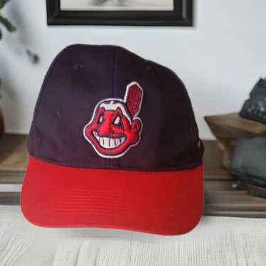 Vintage Cleveland Indians New Era Pro Model Snapback Hat Cap