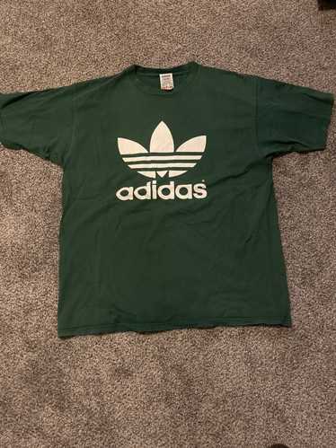 VINTAGE Adidas Soccer T-Shirt Double Sided Men's Larg… - Gem