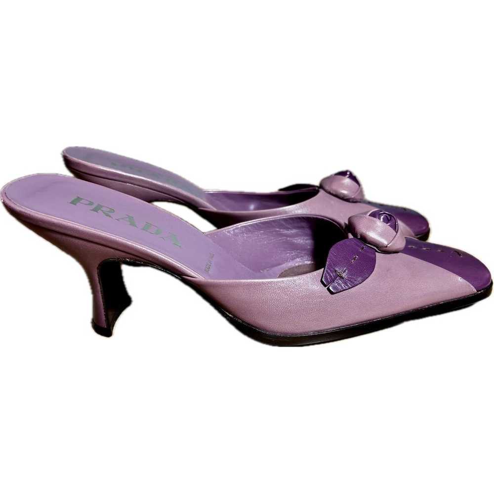 Prada Leather heels - image 2