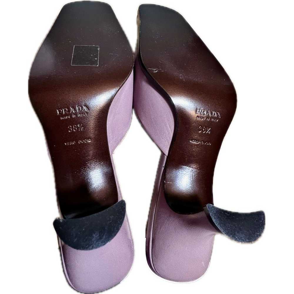 Prada Leather heels - image 4