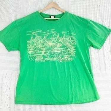 VTG 90s Quiksilver Island Waves Graphic Tee Men's 