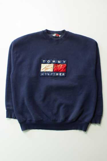 Vintage Bootleg Navy Tommy Hilfiger Sweatshirt (19