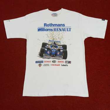 Rothmans Williams Renault ポロシャツ Vintage Rothmans Williams Renault T-shirt Authentic Rare