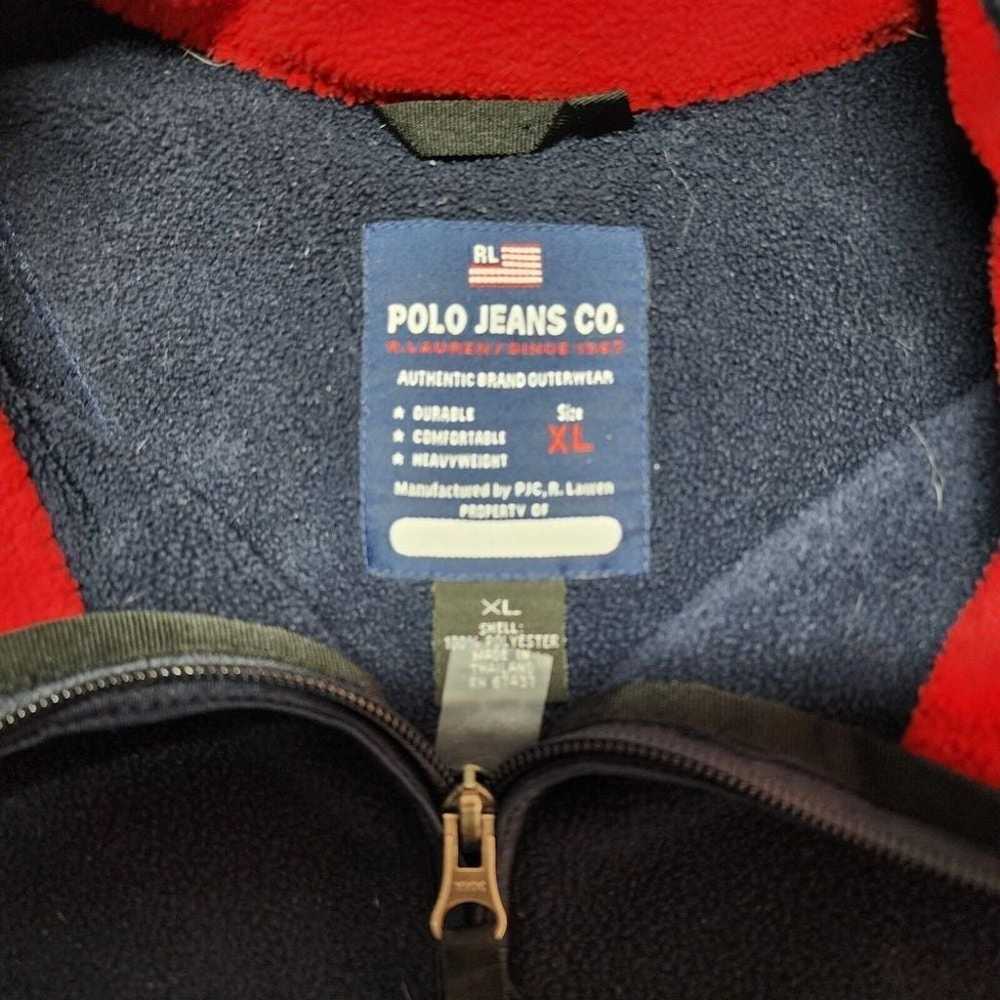VINTAGE RALPH LAUREN POLO JEANS CO SIZE XL FLEECE… - image 4