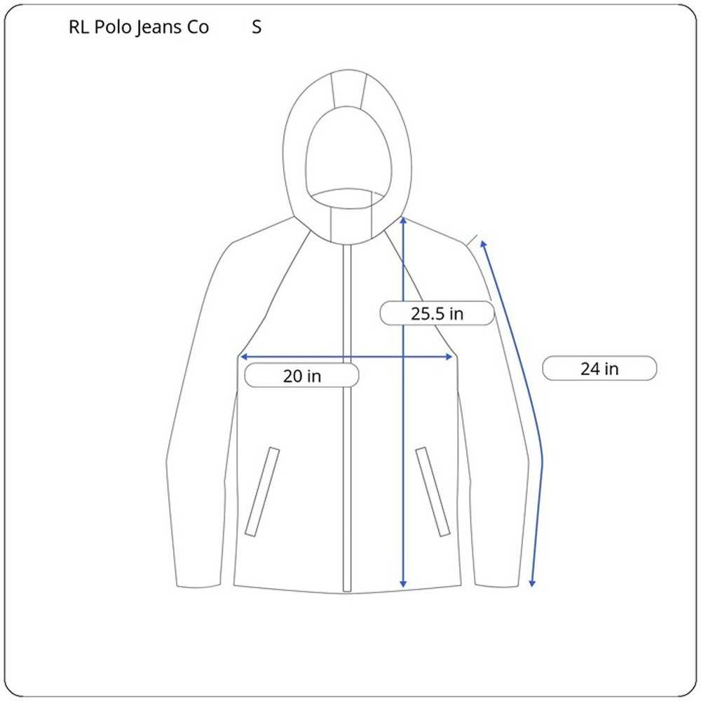 Vintage Ralph Lauren Jacket Men SM Blue White Win… - image 3