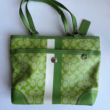 Lime Green Coach Purse - Gem