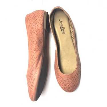 LUCKY BRAND | coral perforated ballet flats